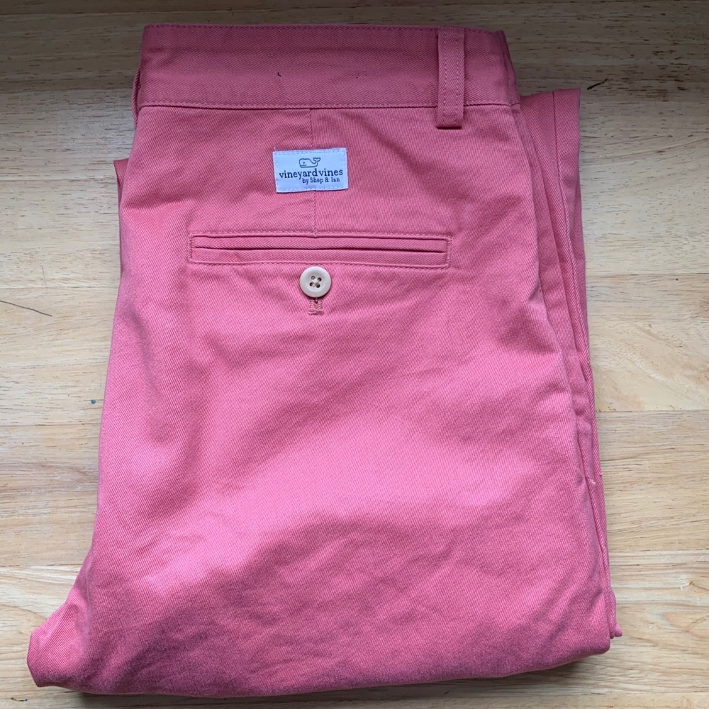 Vineyard Vines Khaki Pants Salmon